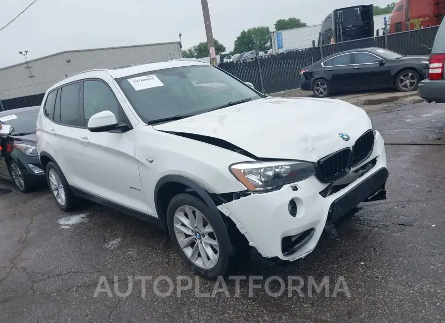 BMW X3 2017 vin 5UXWX9C59H0D97433 from auto auction Iaai