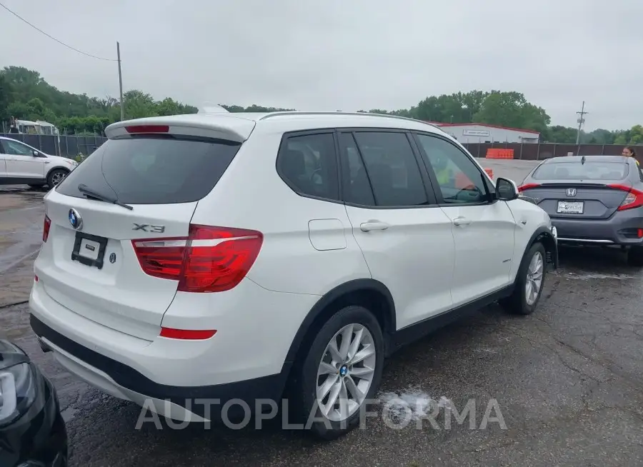 BMW X3 2017 vin 5UXWX9C59H0D97433 from auto auction Iaai