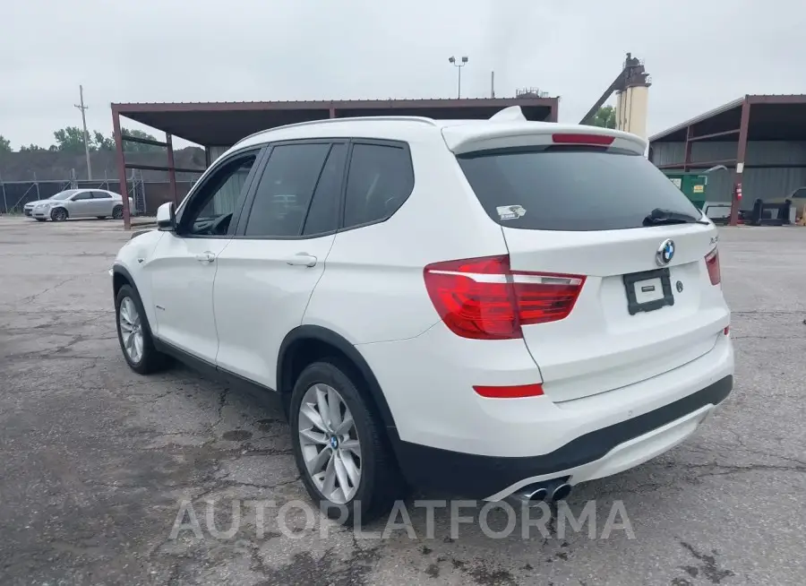 BMW X3 2017 vin 5UXWX9C59H0D97433 from auto auction Iaai