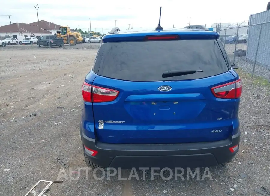 FORD ECOSPORT 2021 vin MAJ6S3GL5MC404007 from auto auction Iaai