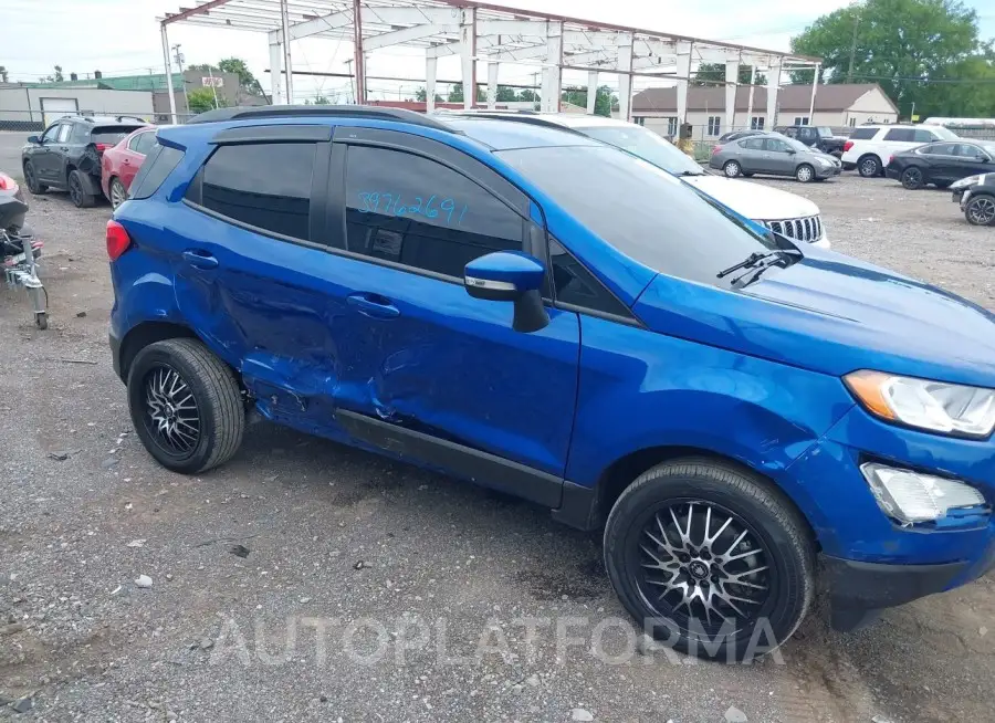 FORD ECOSPORT 2021 vin MAJ6S3GL5MC404007 from auto auction Iaai