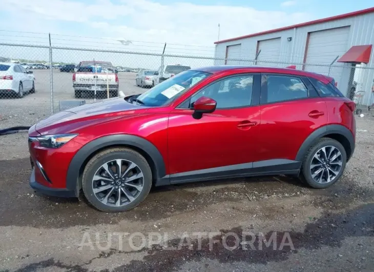 MAZDA CX-3 2019 vin JM1DKFC77K0425872 from auto auction Iaai