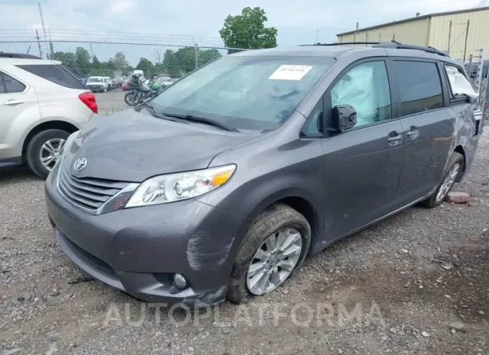 TOYOTA SIENNA 2015 vin 5TDDK3DC8FS115176 from auto auction Iaai