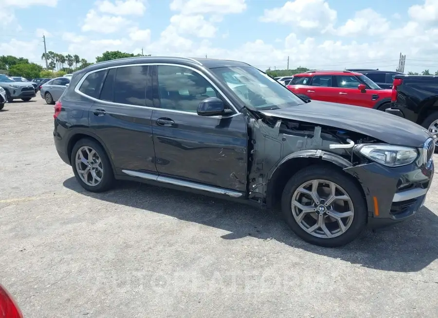 BMW X3 2020 vin 5UXTY3C01L9B78844 from auto auction Iaai