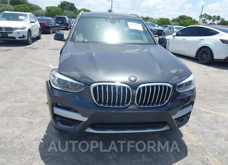 BMW X3 2020 vin 5UXTY3C01L9B78844 from auto auction Iaai