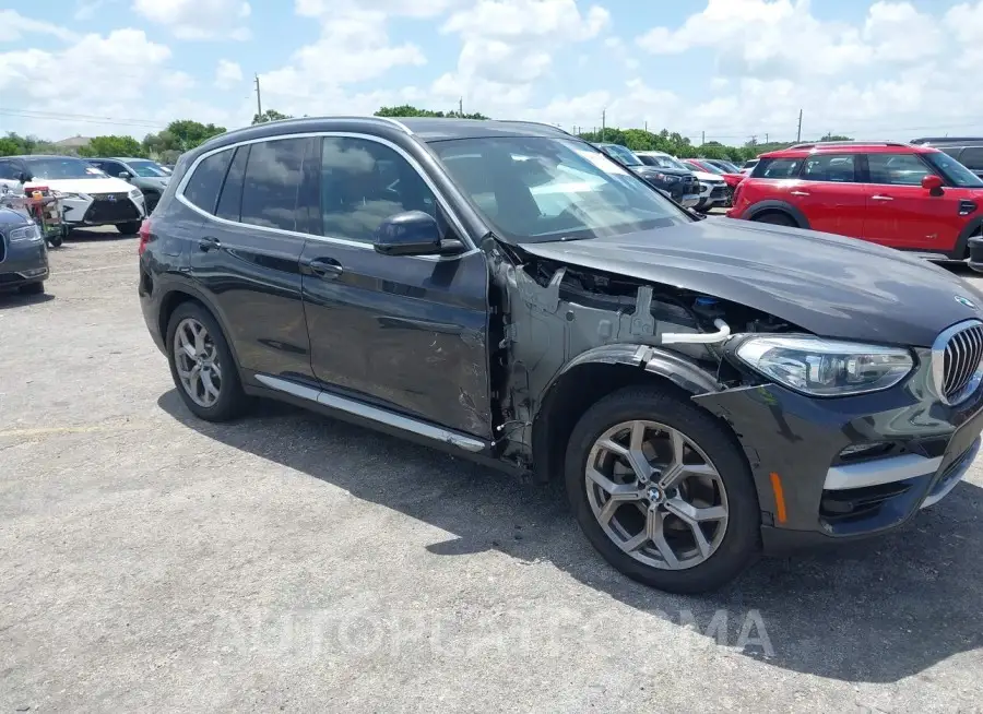 BMW X3 2020 vin 5UXTY3C01L9B78844 from auto auction Iaai