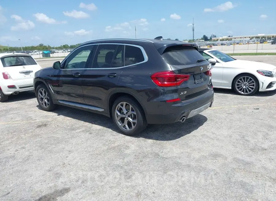 BMW X3 2020 vin 5UXTY3C01L9B78844 from auto auction Iaai