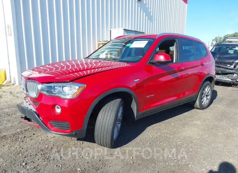 BMW X3 2017 vin 5UXWZ7C53H0U47142 from auto auction Iaai