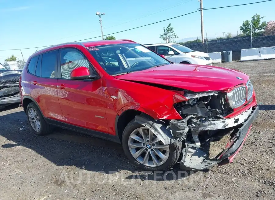 BMW X3 2017 vin 5UXWZ7C53H0U47142 from auto auction Iaai