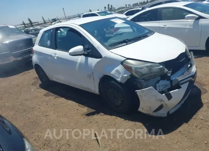 TOYOTA YARIS 2015 vin VNKJTUD39FA032088 from auto auction Iaai