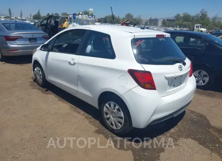 TOYOTA YARIS 2015 vin VNKJTUD39FA032088 from auto auction Iaai