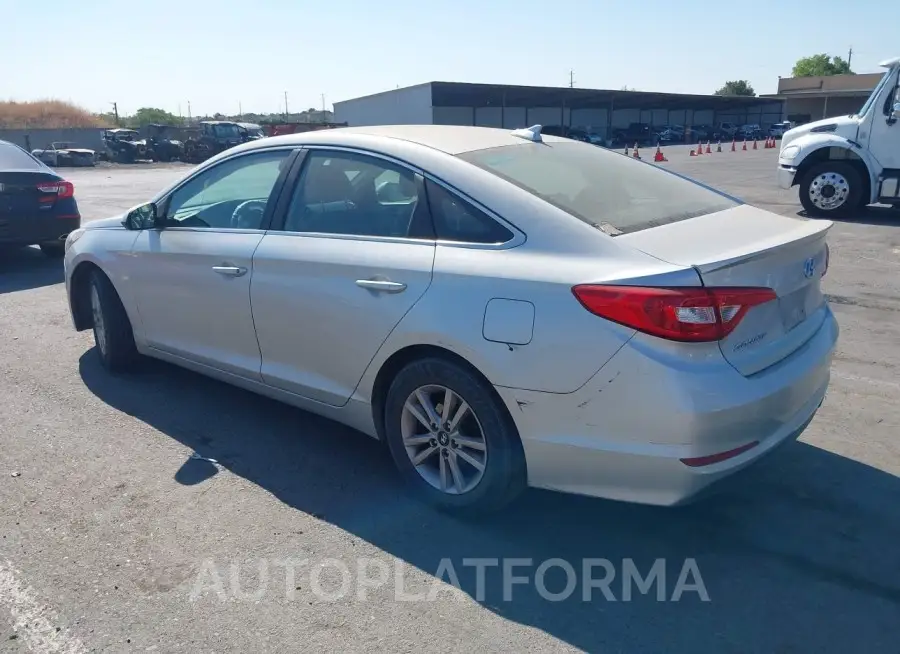 HYUNDAI SONATA 2016 vin 5NPE24AF9GH332901 from auto auction Iaai