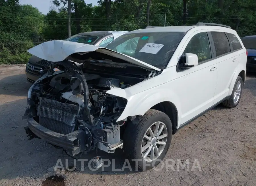 DODGE JOURNEY 2016 vin 3C4PDCBG5GT123112 from auto auction Iaai