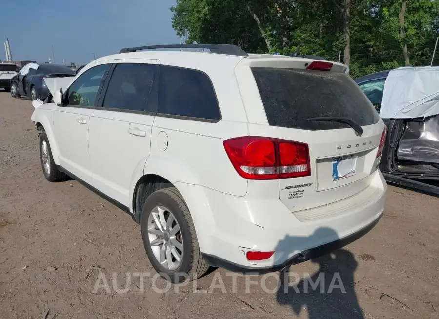 DODGE JOURNEY 2016 vin 3C4PDCBG5GT123112 from auto auction Iaai