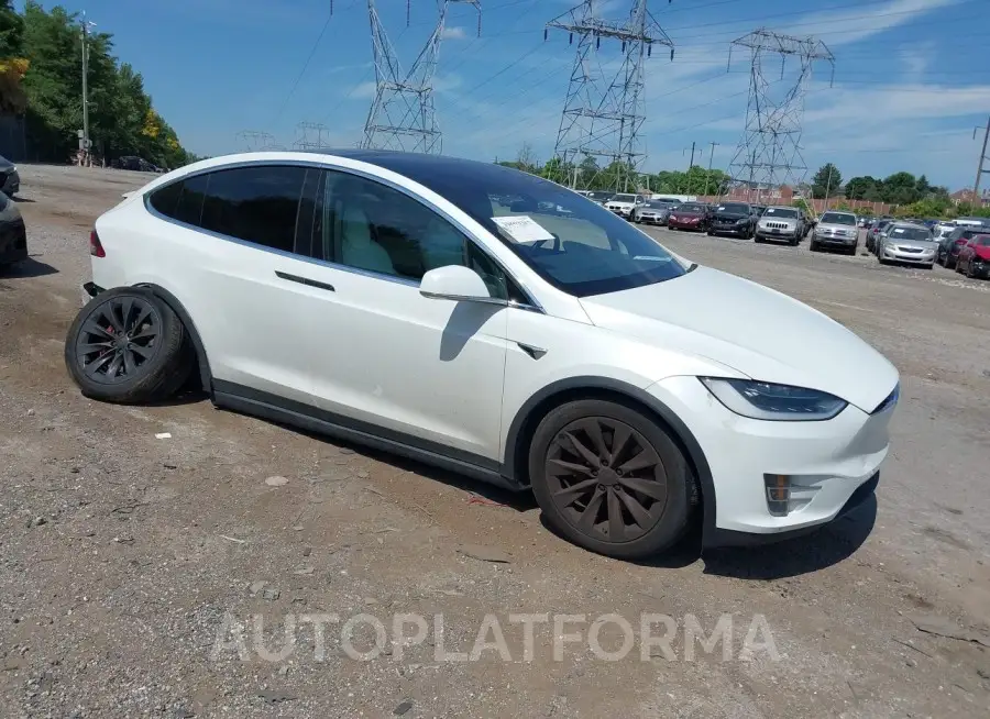 TESLA MODEL X 2018 vin 5YJXCBE40JF117139 from auto auction Iaai