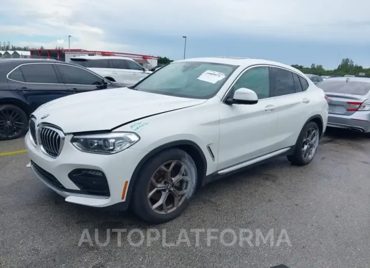 BMW X4 2021 vin 5UX2V1C01M9H06988 from auto auction Iaai