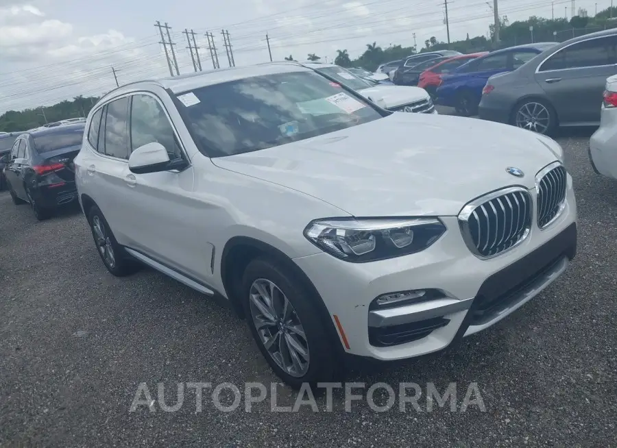 BMW X3 2019 vin 5UXTR7C5XKLF33608 from auto auction Iaai