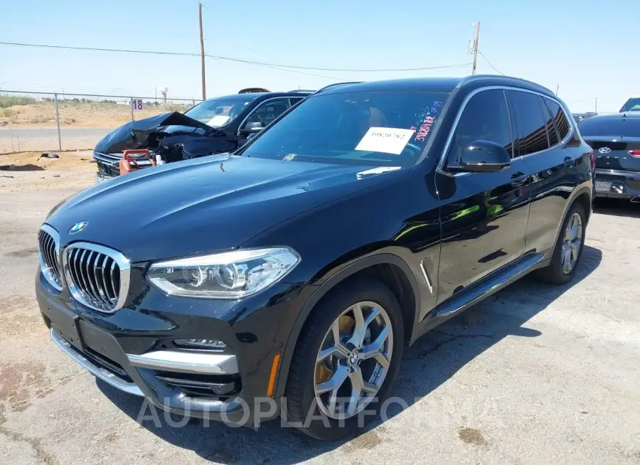 BMW X3 2020 vin 5UXTY5C00L9D25411 from auto auction Iaai