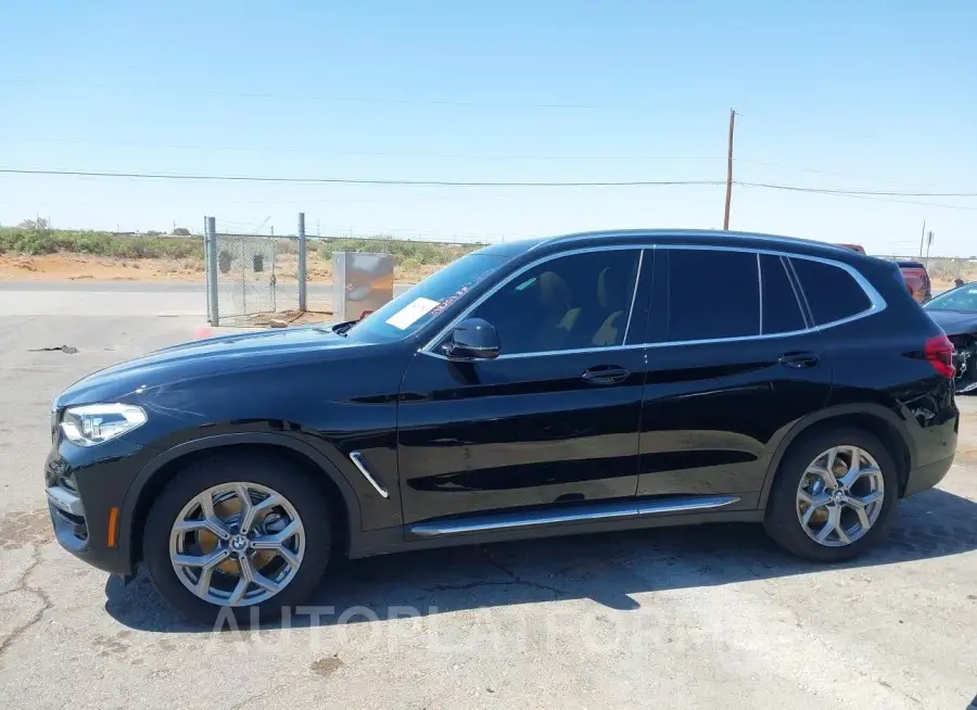 BMW X3 2020 vin 5UXTY5C00L9D25411 from auto auction Iaai