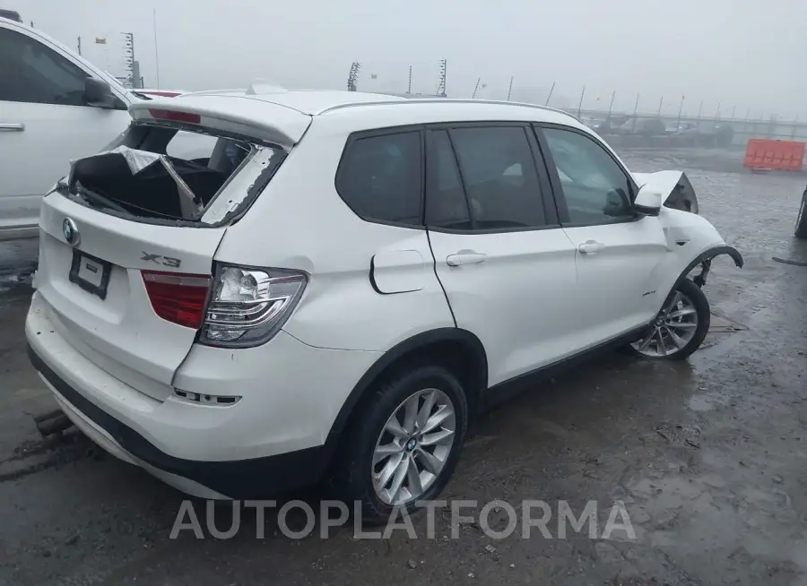 BMW X3 2017 vin 5UXWX9C58H0T09386 from auto auction Iaai