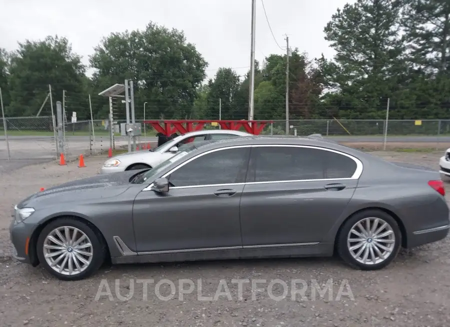 BMW 740I 2017 vin WBA7E2C59HG739872 from auto auction Iaai