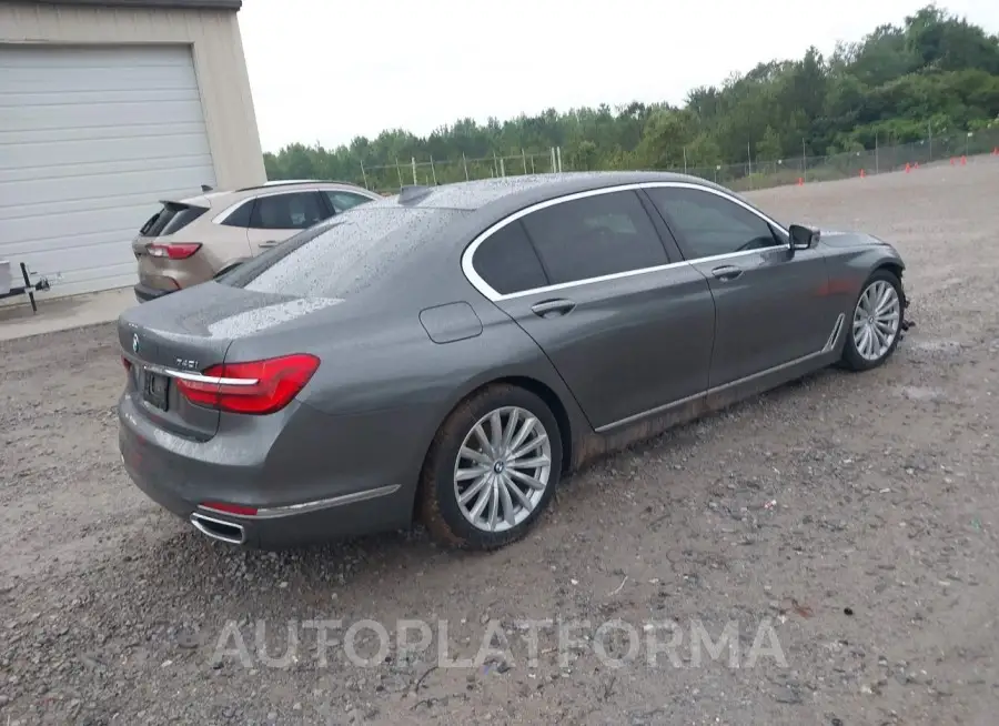 BMW 740I 2017 vin WBA7E2C59HG739872 from auto auction Iaai