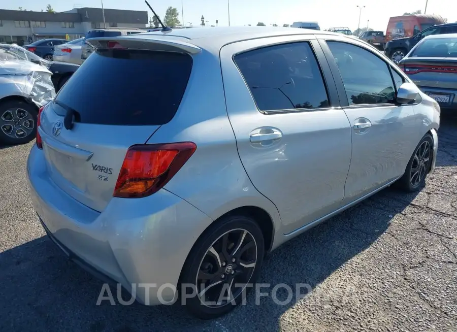 TOYOTA YARIS 2015 vin VNKKTUD38FA019143 from auto auction Iaai