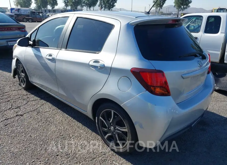 TOYOTA YARIS 2015 vin VNKKTUD38FA019143 from auto auction Iaai