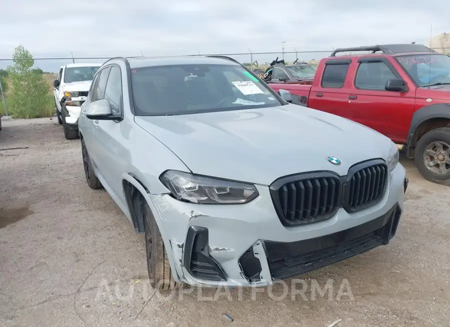 BMW X3 2024 vin 5UX43DP09R9U82514 from auto auction Iaai