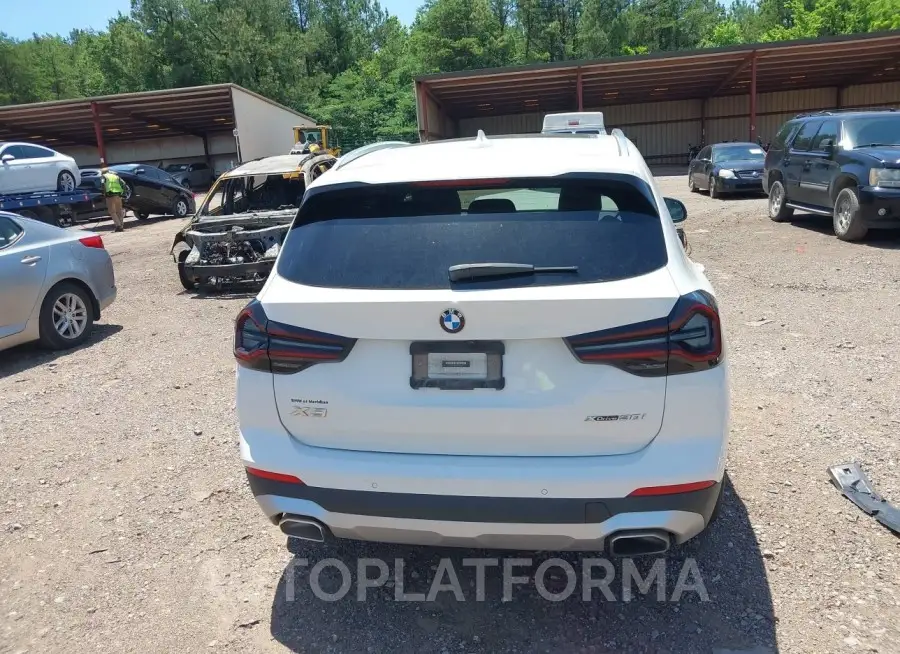 BMW X3 2023 vin 5UX53DP00P9N51575 from auto auction Iaai