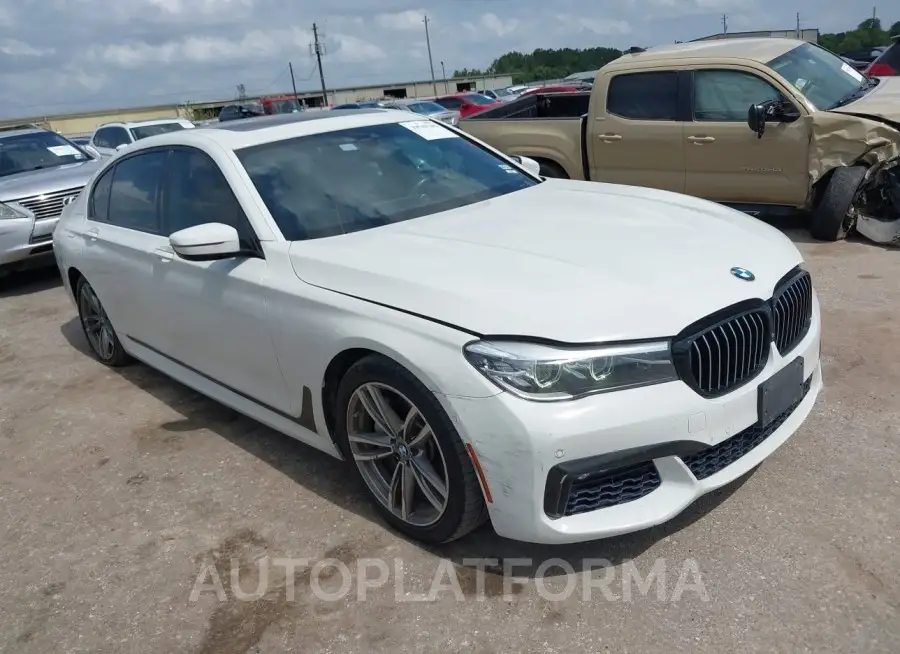 BMW 740I 2017 vin WBA7E2C51HG739235 from auto auction Iaai