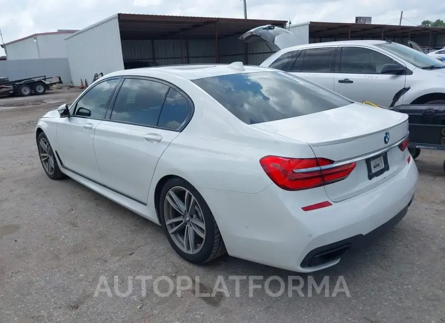 BMW 740I 2017 vin WBA7E2C51HG739235 from auto auction Iaai