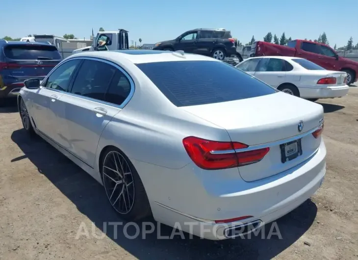 BMW 740I 2016 vin WBA7E2C54GG546768 from auto auction Iaai