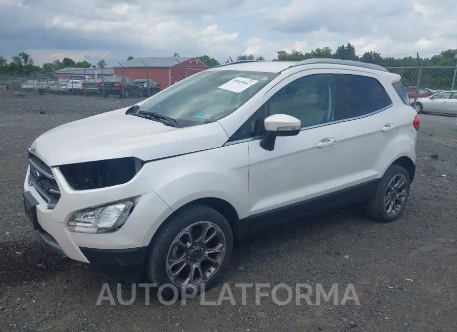 FORD ECOSPORT 2018 vin MAJ6P1WL0JC168191 from auto auction Iaai