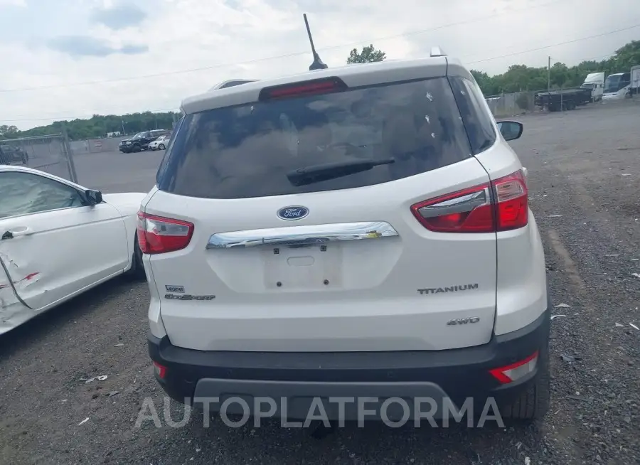 FORD ECOSPORT 2018 vin MAJ6P1WL0JC168191 from auto auction Iaai