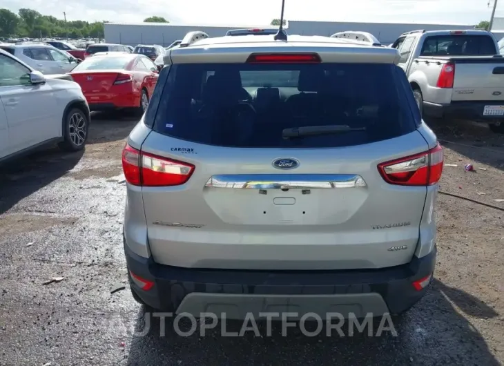 FORD ECOSPORT 2019 vin MAJ6S3KL9KC256884 from auto auction Iaai