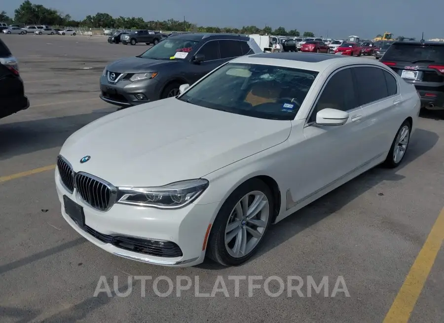 BMW 750I 2016 vin WBA7F0C55GGL99927 from auto auction Iaai