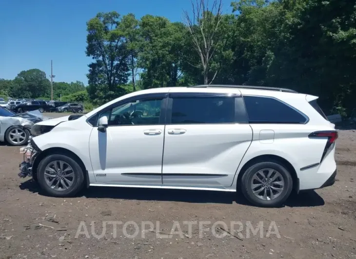 TOYOTA SIENNA 2021 vin 5TDKSKFC5MS020215 from auto auction Iaai