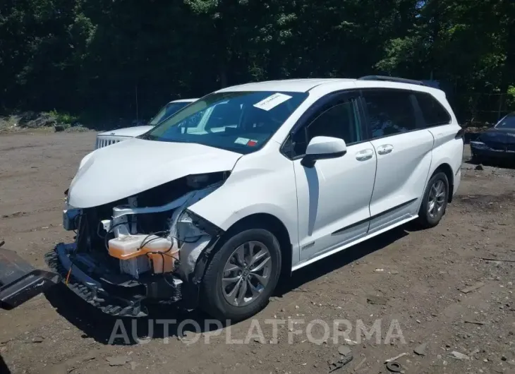 TOYOTA SIENNA 2021 vin 5TDKSKFC5MS020215 from auto auction Iaai