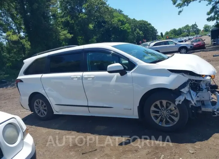 TOYOTA SIENNA 2021 vin 5TDKSKFC5MS020215 from auto auction Iaai