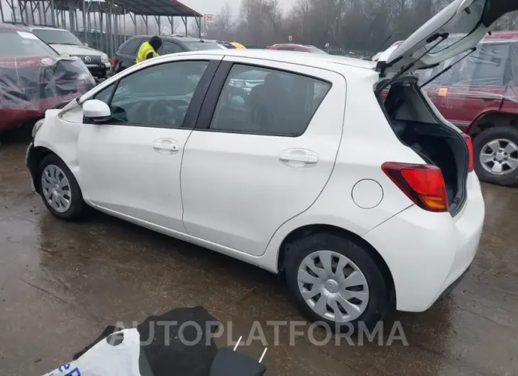 TOYOTA YARIS 2015 vin VNKKTUD39FA027560 from auto auction Iaai