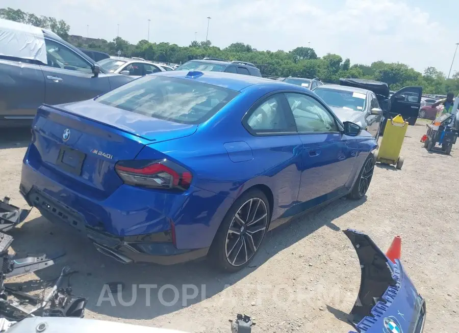 BMW M240 2023 vin 3MW53CM04P8D64640 from auto auction Iaai