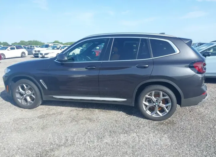 BMW X3 2022 vin 5UX43DP06N9M96638 from auto auction Iaai