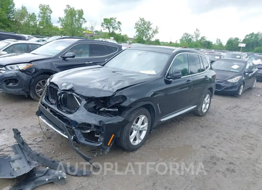 BMW X3 2019 vin 5UXTR7C52KLF34266 from auto auction Iaai