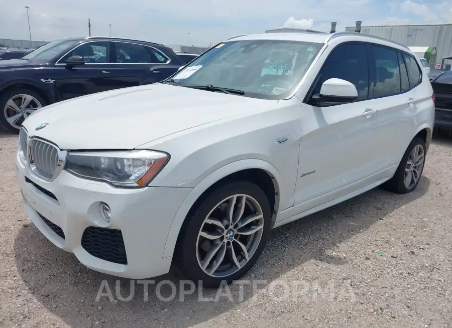 BMW X3 2017 vin 5UXWZ7C52H0V85755 from auto auction Iaai