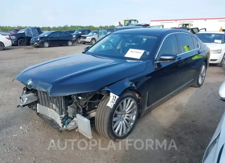 BMW 740 2022 vin WBA7T2C00NCH08025 from auto auction Iaai