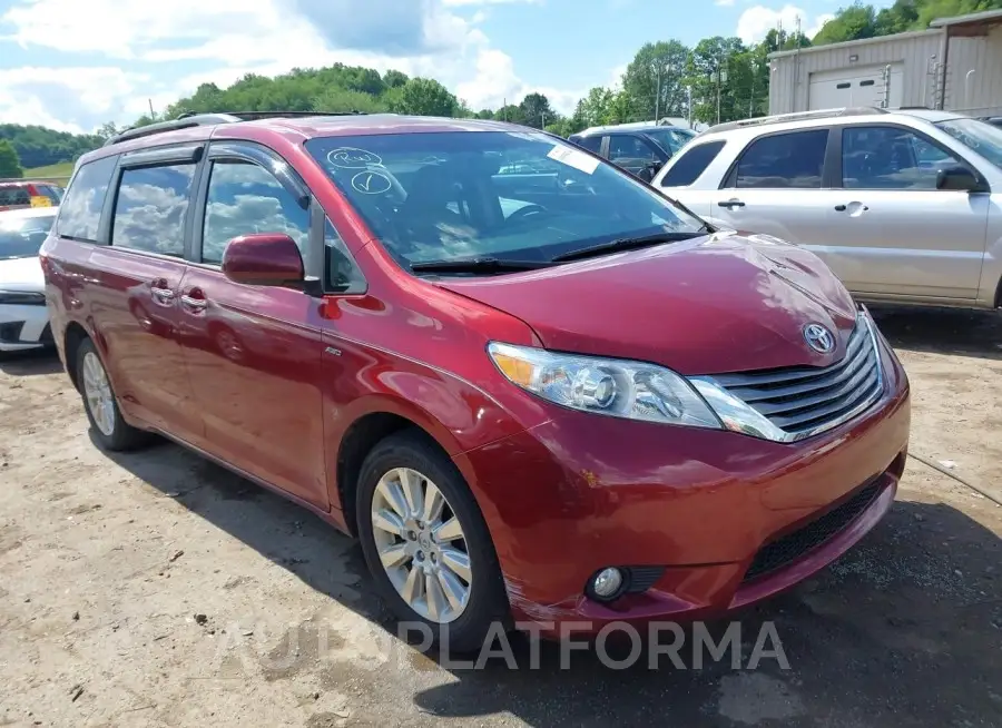 TOYOTA SIENNA 2016 vin 5TDDK3DCXGS133793 from auto auction Iaai