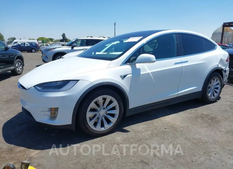 TESLA MODEL X 2018 vin 5YJXCBE22JF101300 from auto auction Iaai