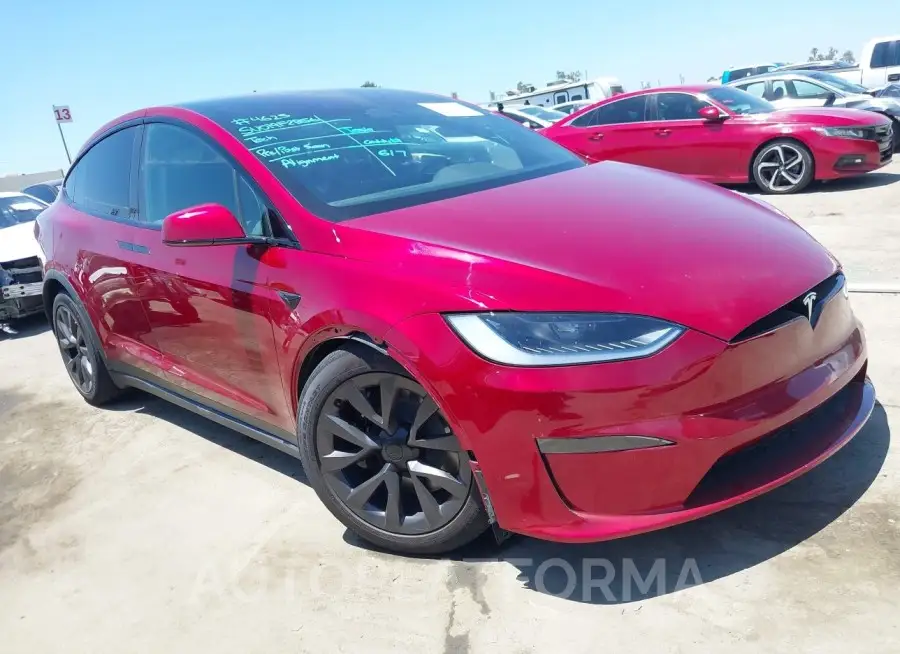 TESLA MODEL X 2023 vin 7SAXCDE57PF424081 from auto auction Iaai