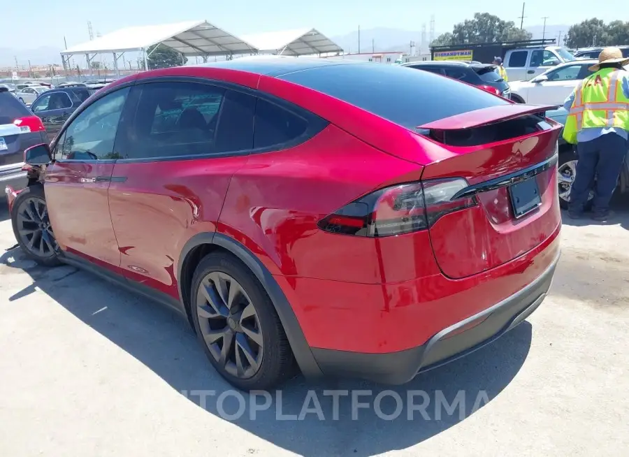 TESLA MODEL X 2023 vin 7SAXCDE57PF424081 from auto auction Iaai